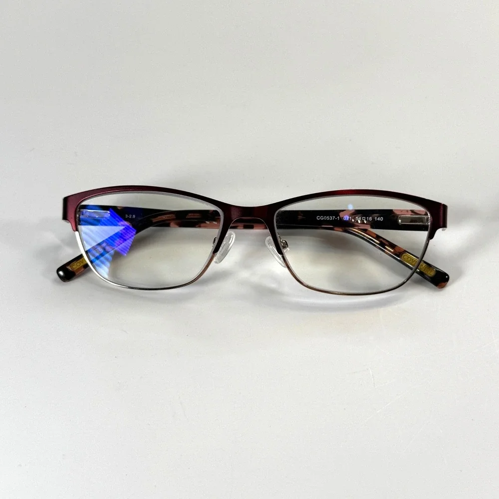 Covergirl CG0537-1 071 Eyeglasses‎ 54-16-140 Bordeaux Tortoise Shell Womens